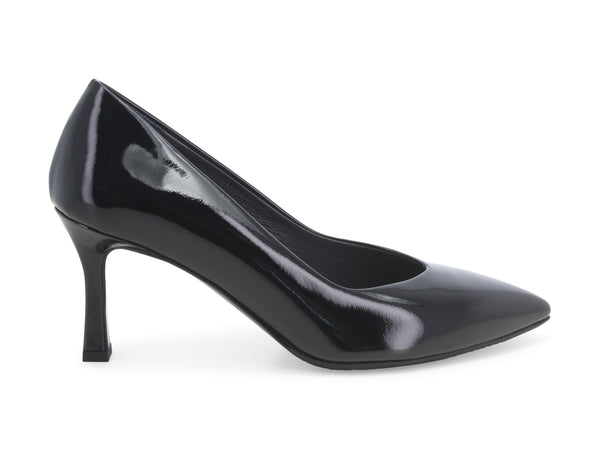 Melluso décolleté elegante a punta in vernice nera D5176-218910